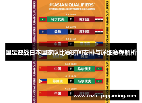 国足迎战日本国家队比赛时间安排与详细赛程解析 国足迎战日本国家队比赛时间安排与详细赛程解析