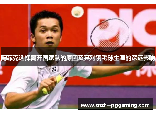 陶菲克选择离开国家队的原因及其对羽毛球生涯的深远影响